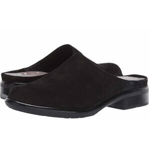 Naot Lodos Comfort Clogs EU 39 US 8.5 Black Velvet Nubuck Slip On Mule Round Toe
